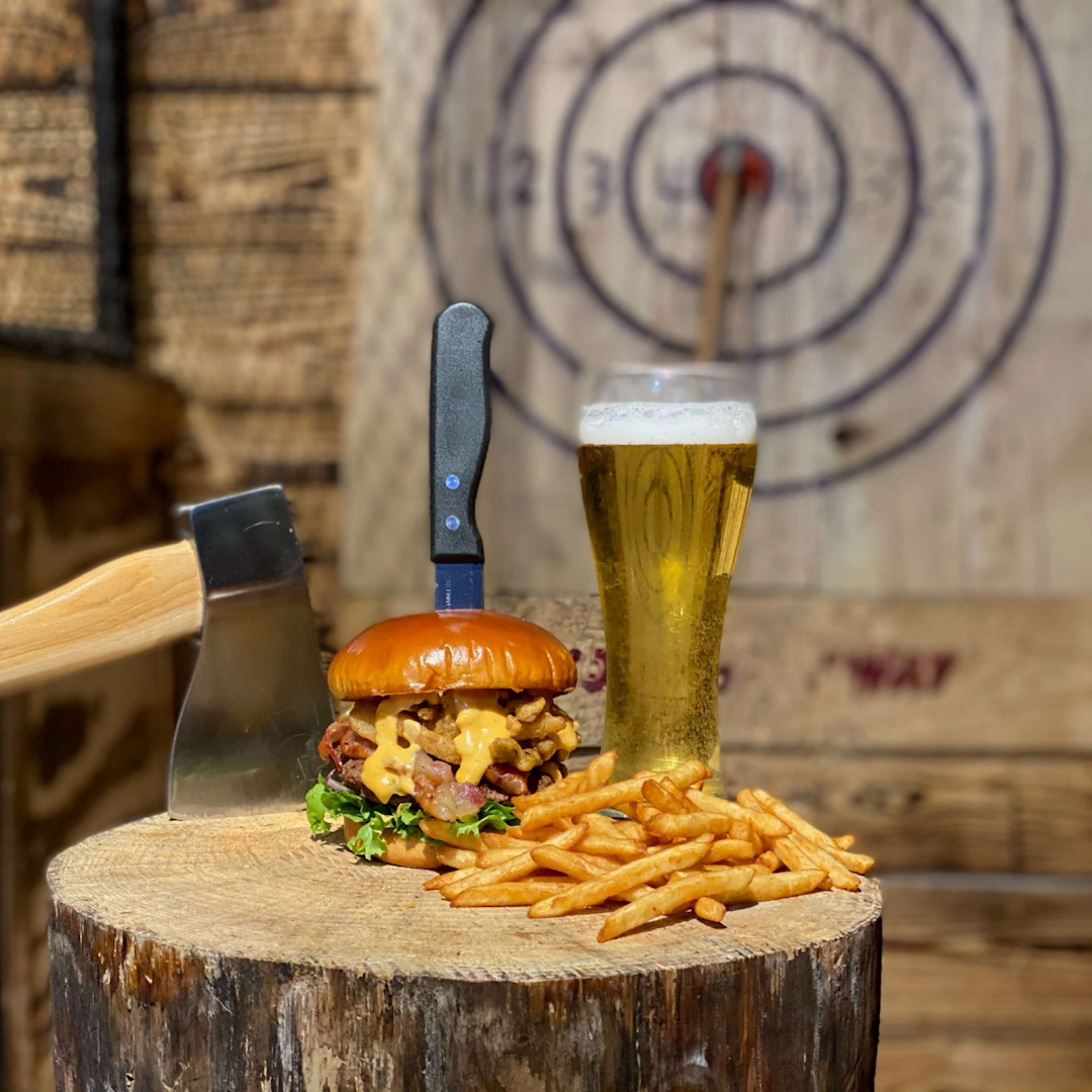 Celtic Axe Throwing @ Hopworks Urban Brewery in Axe Suite, 2944